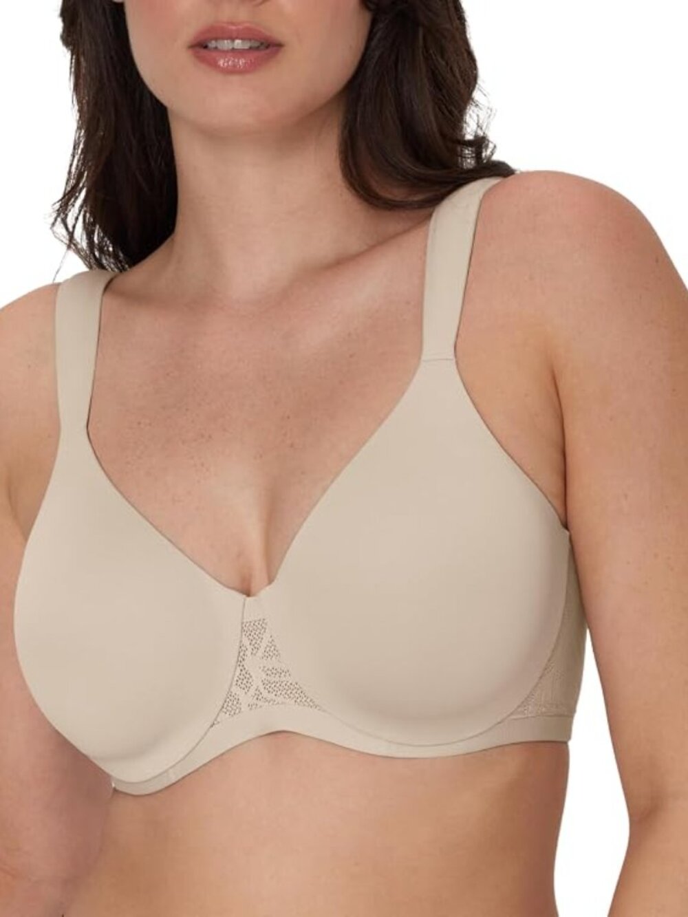 NEW Bali Coolest Smoothing Convertible T-Shirt Bra Almond Size 36DD